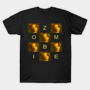 Zombie Teddy Bear Design T-Shirt